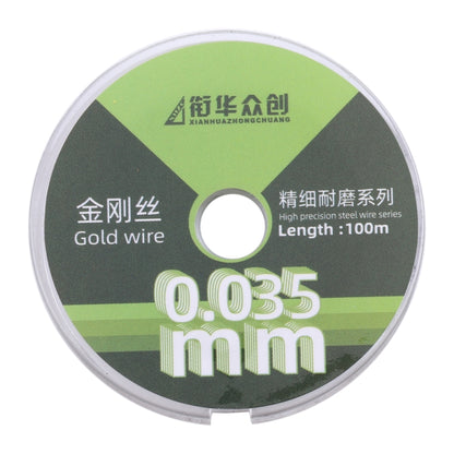 Curved LCD Screen Separation Diamond Wire, 0.028mm x 100m, 0.035mm x 100m, 0.02mm x 100m, 0.03mm x 100m, 0.04mm x 100m, 0.05mm x 100m