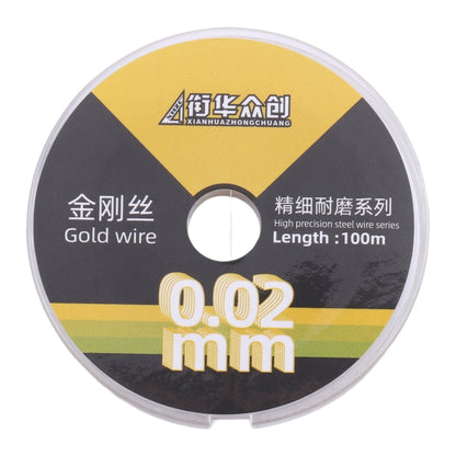Curved LCD Screen Separation Diamond Wire, 0.028mm x 100m, 0.035mm x 100m, 0.02mm x 100m, 0.03mm x 100m, 0.04mm x 100m, 0.05mm x 100m
