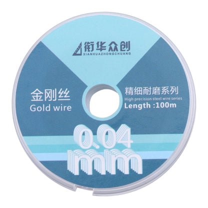 Curved LCD Screen Separation Diamond Wire, 0.028mm x 100m, 0.035mm x 100m, 0.02mm x 100m, 0.03mm x 100m, 0.04mm x 100m, 0.05mm x 100m