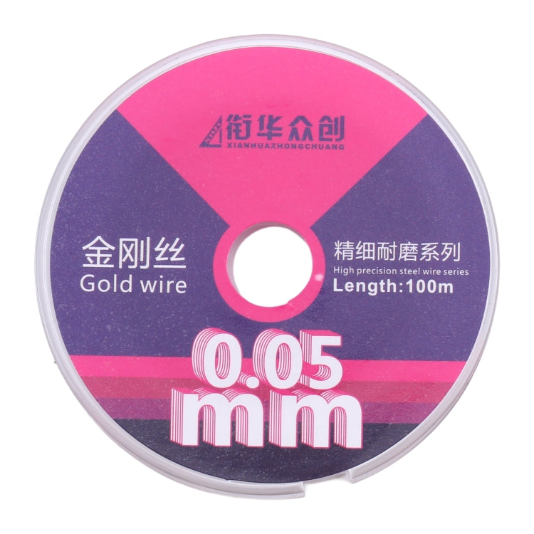 Curved LCD Screen Separation Diamond Wire, 0.028mm x 100m, 0.035mm x 100m, 0.02mm x 100m, 0.03mm x 100m, 0.04mm x 100m, 0.05mm x 100m