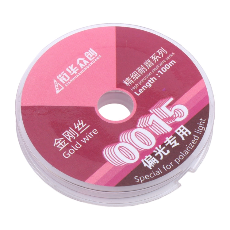 LCD Filter Polarizing Films Separation Diamond Wire, 0.015mm x 100m(For LCD Filter Films)