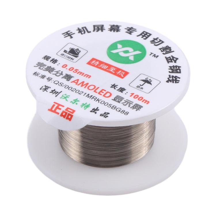 LCD Screen Separation Diamond Wire, 0.025mm x 100m OLED, 0.05mm x 100m AMOLED