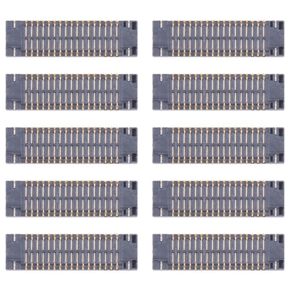 10pcs Motherboard LCD Display FPC Connector, For Samsung Galaxy A25 SM-A256B, For Samsung Galaxy A15 5G SM-A156B, For Samsung Galaxy S24 Ultra SM-S928B, For Samsung Galaxy S24+ SM-S926B, For Samsung Galaxy S24 SM-S921B, For Samsung Galaxy A15 S-A155F��...