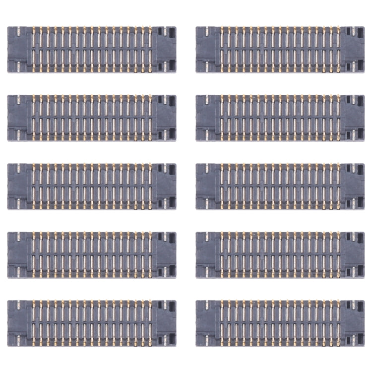 10pcs Motherboard LCD Display FPC Connector, For Samsung Galaxy A25 SM-A256B, For Samsung Galaxy A15 5G SM-A156B, For Samsung Galaxy S24 Ultra SM-S928B, For Samsung Galaxy S24+ SM-S926B, For Samsung Galaxy S24 SM-S921B, For Samsung Galaxy A15 S-A155F��...