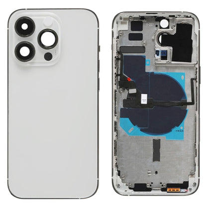 For iPhone 14 Pro Max Battery Back Cover with Power + Volume Flex Cable + Wireless Charging Module, China Version, CE EU Version, US Version