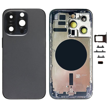 For iPhone 14 Pro Battery Back Cover with Side Keys & Card Tray, US Version, China Version, CE EU Version