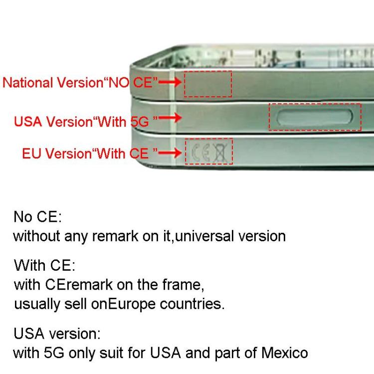 For iPhone 15 Plus Middle Frame Bezel Plate with Side Keys + Card Tray, China Version, US Version, CE EU Version