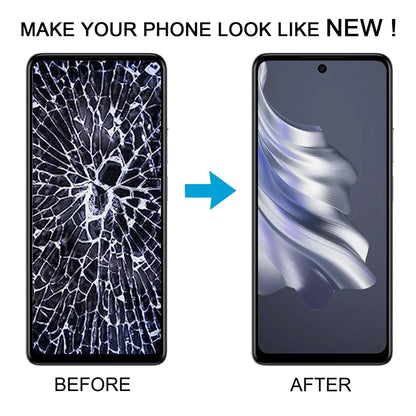 OEM LCD Screen Digitizer Full Assembly With Frame, For Tecno Spark 20 Pro 4G KJ6, For Tecno Spark 20C BG7n, For Tecno Spark 10C KI5k, For Tecno Spark Go 2023 BF7n, For Tecno Spark 10 Pro KI7