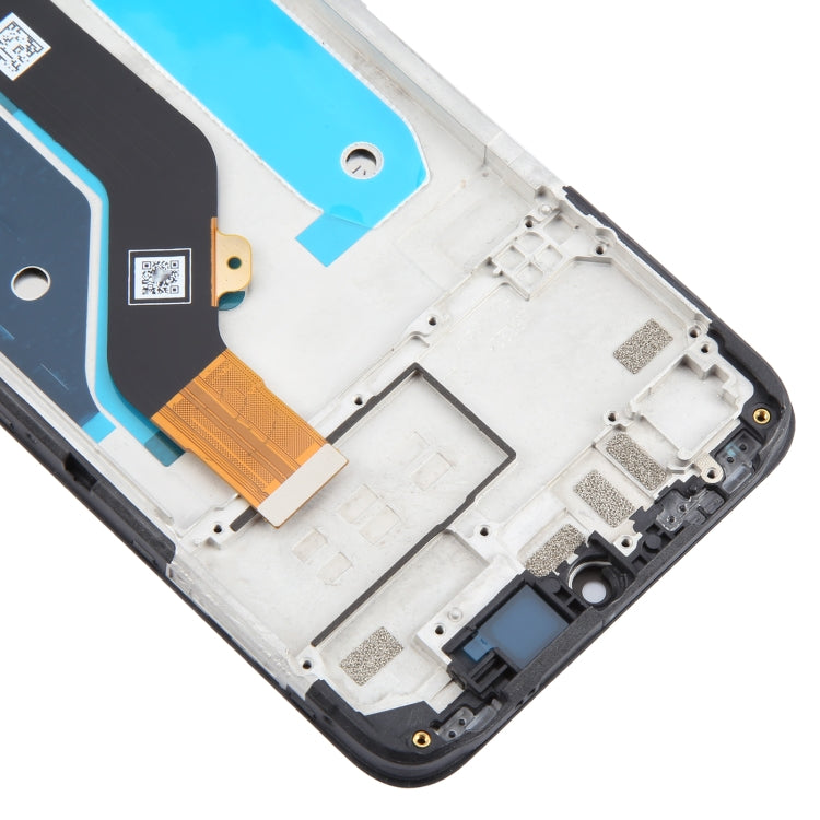 LCD Screen Digitizer Full Assembly With Frame, For Infinix Smart 6 Plus