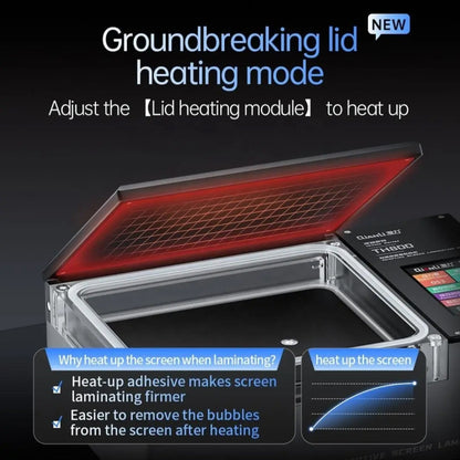 QianLi iWhole TH800 One-Button Intelligent Touch Screen Airbag Style LCD Screen Laminating Machine, EU Plug, US Plug