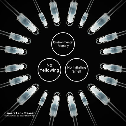 2UUL CL21 48pcs/box Camera Lens Dust Cleaning Synthetic Resin Gel Stick, CL21