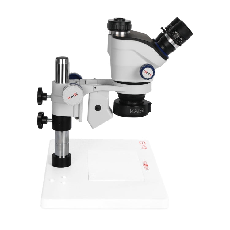 Kaisi TX-350E Ver1.3 7X-50X Zoom Trinocular Stereo Microscope with Big Base & 4K Camera