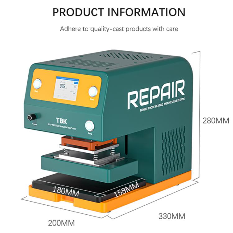 TBK 201P Frame / Screen / Back Cover Pressure Holding Machine with Built-in Vacuum Pump