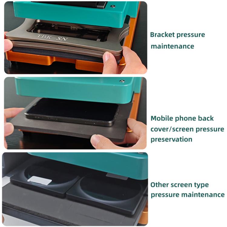 TBK 201P Frame / Screen / Back Cover Pressure Holding Machine with Built-in Vacuum Pump