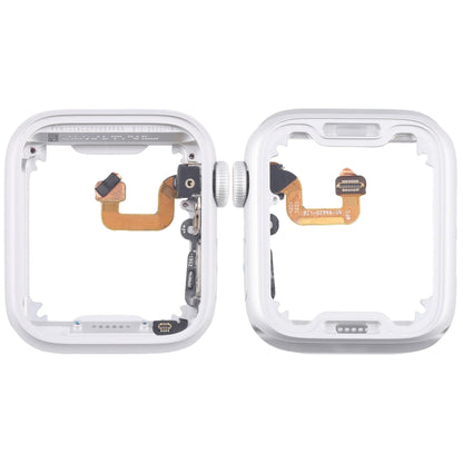 Aluminium Alloy Middle Frame Bezel Plate with Crown Spin Axis Flex Cable, For Apple Watch Series 6 40MM LTE, For Apple Watch Series 6 40MM GPS, For Apple Watch Series 6 44MM LTE, For Apple Watch Series 6 44MM GPS