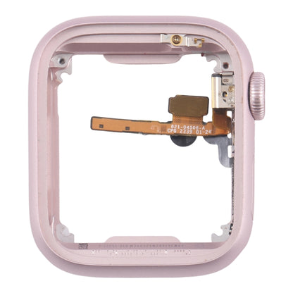 Aluminium Alloy Middle Frame Bezel Plate with Crown Spin Axis Flex Cable, For Apple Watch Series 9 45MM LTE, For Apple Watch Series 9 45MM GPS, For Apple Watch Series 9 41MM LTE, For Apple Watch Series 9 41MM GPS