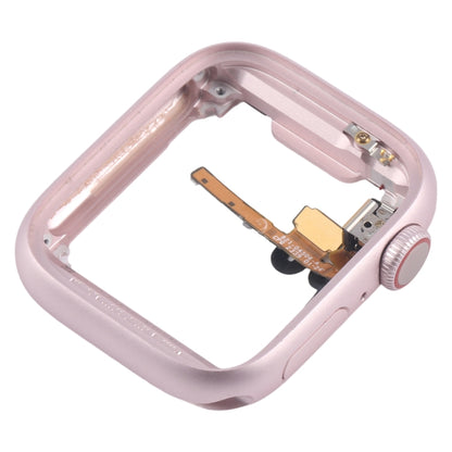 Aluminium Alloy Middle Frame Bezel Plate with Crown Spin Axis Flex Cable, For Apple Watch Series 9 45MM LTE, For Apple Watch Series 9 45MM GPS, For Apple Watch Series 9 41MM LTE, For Apple Watch Series 9 41MM GPS