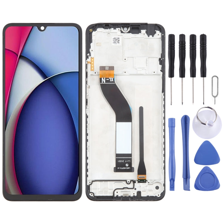 Original LCD Screen Digitizer Full Assembly with Frame, For Xiaomi Redmi A3 Pro, For Xiaomi Poco C75, For Xiaomi Redmi 14R, For Xiaomi Redmi 14C 4G