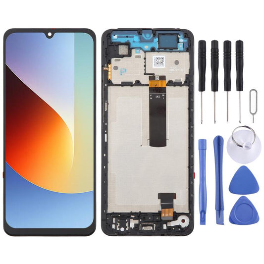 Original LCD Screen Digitizer Full Assembly with Frame, For Redmi A7 4G, For Redmi A7 Pro 4G, For Xiaomi Redmi A3 Pro, For Xiaomi Poco C75, For Xiaomi Redmi 14R, For Xiaomi Redmi 14C 4G