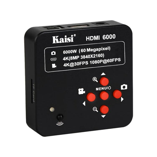 Kaisi HDMI 6000 HDMI / USB Dual Interface 60MP 4K Ultra HD Microscope Industrial Camera, Kaisi HDMI 6000 US Plug, Kaisi HDMI 6000 EU Plug