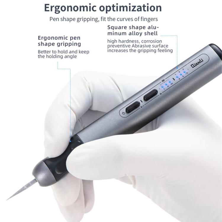 QianLi DM360 Mini Speed Adjustable Electric Grinding Polishing Pen with 7PCS Grinding Heads, QianLi DM360