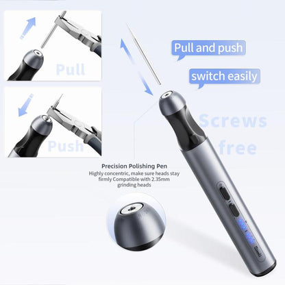 QianLi DM360 Mini Speed Adjustable Electric Grinding Polishing Pen with 7PCS Grinding Heads, QianLi DM360