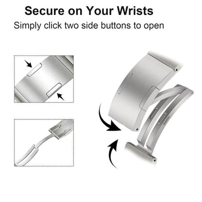 Integrated I-Shaped Quick Release Titanium Alloy Watch Band, For Apple Watch 46mm / 49mm / 45mm / 44mm