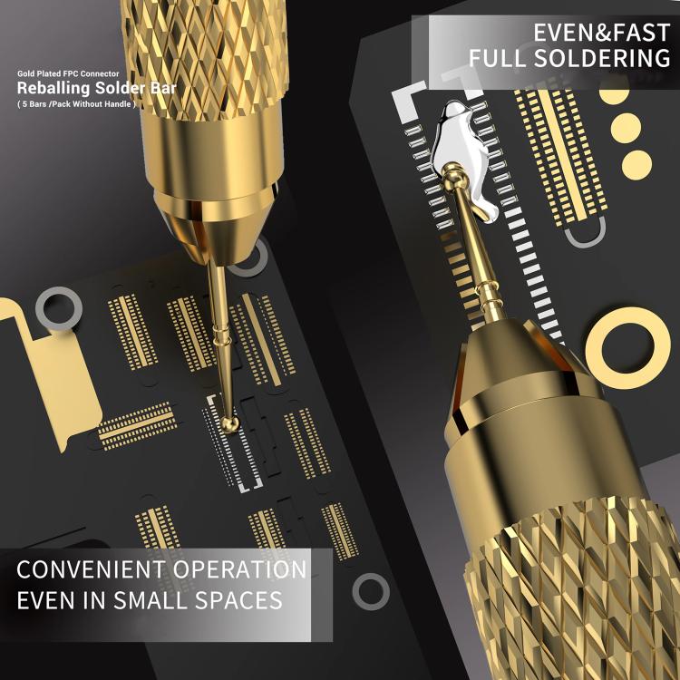 2uul SC96 Gold Plated FPC Connector Reballing Solder Bar, SC96