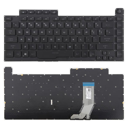 US Version RGB Backlit Laptop Keyboard for Asus ROG Strix Scar G512 G512LV G512LW G512LI, G512 (Black)