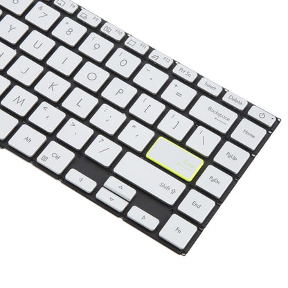 US Version Backlit Laptop Keyboard for Asus VivoBook S14 X421 X421DA X421UA X421EP X421EQ X421JQ X421FP X421FF X421FL, X421 (Silver)