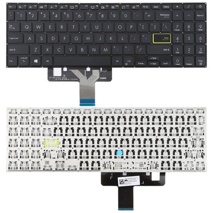 US Version Laptop Keyboard for Asus VivoBook X521 V5100E X521FL S5600F S533F 2020, X521  (Silver), X521 (Black)