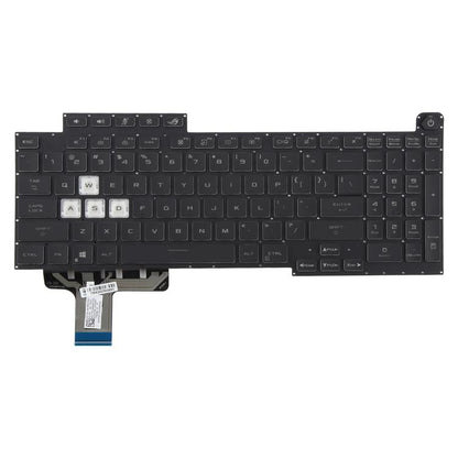 US Version 16 Pin Colorful Backlit Laptop Keyboard for Asus ROG Stirx G17 G713 G713Q G713QE G713QY G713QR G713RX G713RS G713RC G713IR G713IH, G17 (Colorful)