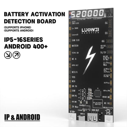LUOWEI LW-B03 Battery Fast Charging Activation Board for iPhone/Android