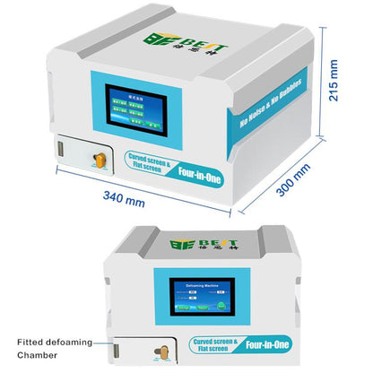 BEST B-528 4 in 1 7 inch Intelligent Laminating and Defoaming Machine Built-in Vacuum Pump, EU Plug, US Plug, UK Plug, AU Plug