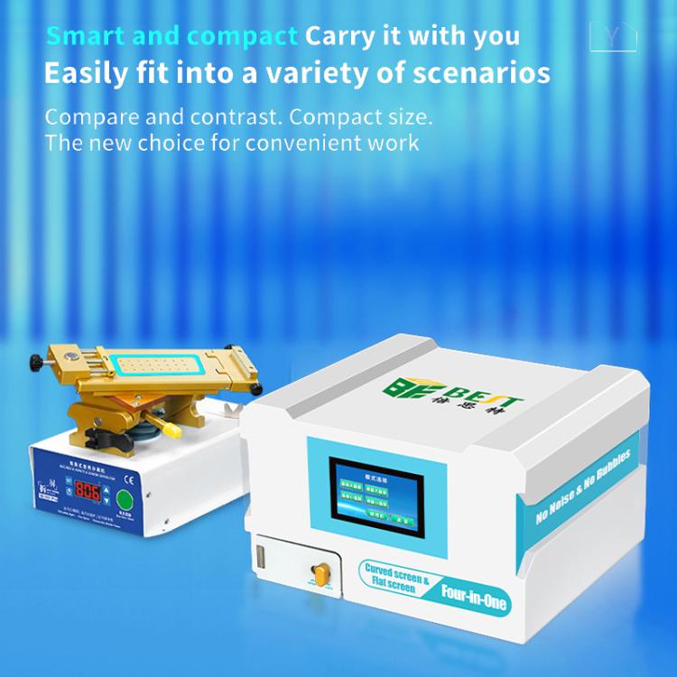 BEST B-528 4 in 1 7 inch Intelligent Laminating and Defoaming Machine Built-in Vacuum Pump, EU Plug, US Plug, UK Plug, AU Plug