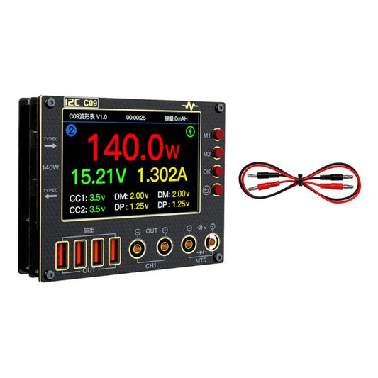 i2C C09 Charge Detection / Voltage Measurement Digital Waveform Ammeter, Host, With Expansion  Board