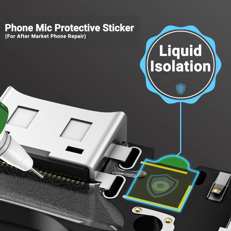 2UUL DA32 500 in 1 Phone Mic Protective Sticker