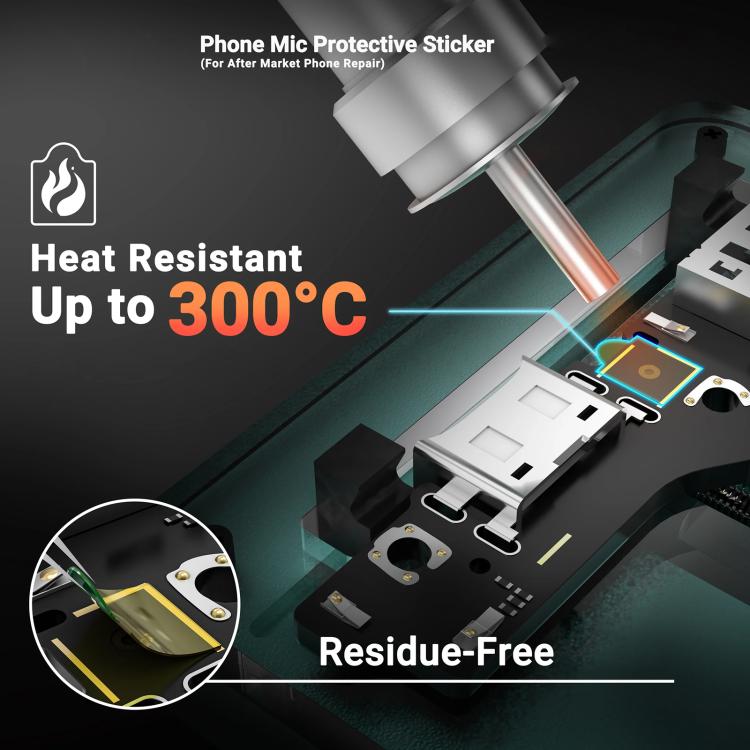 2UUL DA32 500 in 1 Phone Mic Protective Sticker