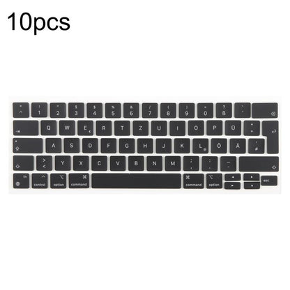 For MacBook A2251 A2289 A2238 A2338 10pcs UK Big Enter Version Keycaps, Sweden, Denmark, Italy, Arabic, German, Russian, Hungary, French, Norway, Spain, Portugal, English