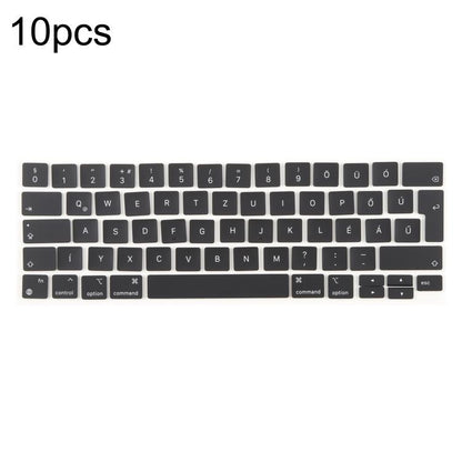 For MacBook A2251 A2289 A2238 A2338 10pcs UK Big Enter Version Keycaps, Sweden, Denmark, Italy, Arabic, German, Russian, Hungary, French, Norway, Spain, Portugal, English