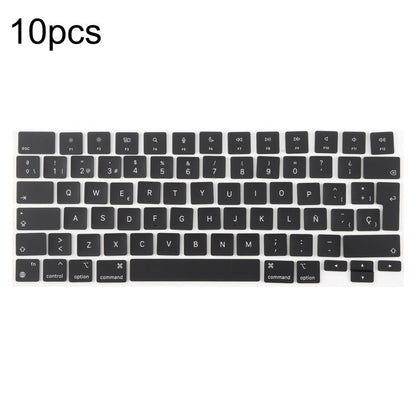 For MacBook A2681 A2941 A3113  A3114 10pcs UK Big Enter Version Keycaps, Arabic, French, Italy, German, Denmark, Sweden, Hungary, Spain, Norway, Russian, Portugal