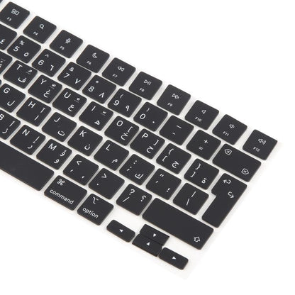 For MacBook A2442 A2485 A2779 A2780 A2991 A2992 A2918 10pcs UK Big Enter Version Keycaps, Arabic, French, Italy, German, Denmark, Sweden, Hungary, Spain, Norway, Russian, Portugal