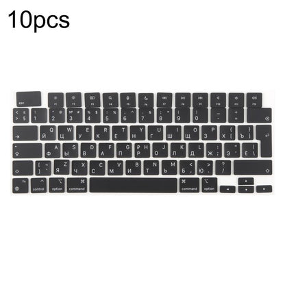 For MacBook A2442 A2485 A2779 A2780 A2991 A2992 A2918 10pcs UK Big Enter Version Keycaps, Arabic, French, Italy, German, Denmark, Sweden, Hungary, Spain, Norway, Russian, Portugal
