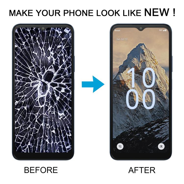 LCD Screen Digitizer Full Assembly with Frame, For Boost Summit 5G 2024 SN339D-SMT