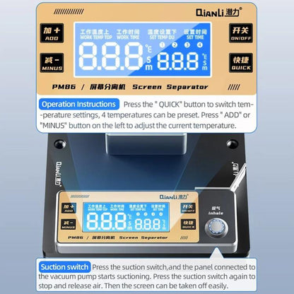 Qianli PM86 Universal Screen Disassembling Heating Separator