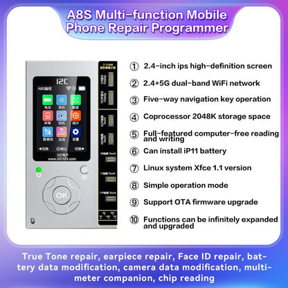 i2C A8S Multi-function Phone Repair Programmer, Host, Host+12-15 Plus True Tone Board, Host+7-15 Pro Max True Tone Board
