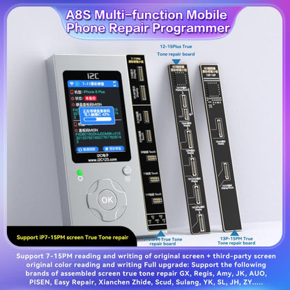 i2C A8S Multi-function Phone Repair Programmer, Host+7-15 Pro Max True Tone Board, Host+12-15 Plus True Tone Board, Host