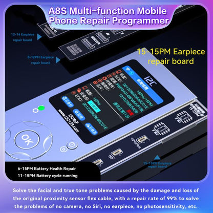 i2C A8S Multi-function Phone Repair Programmer, Host+7-15 Pro Max True Tone Board, Host+12-15 Plus True Tone Board, Host