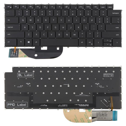 US Version Backlit Laptop Keyboard for Dell XPS 15 9510 9520 9700 9500 Precision 5560 5760 5750 5550 XPS 17 9700 9720 P91F P92F, For Dell XPS 15 9510