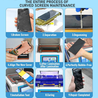 YYD YD-636 UV Curing Laminating Defoaming All-in-One